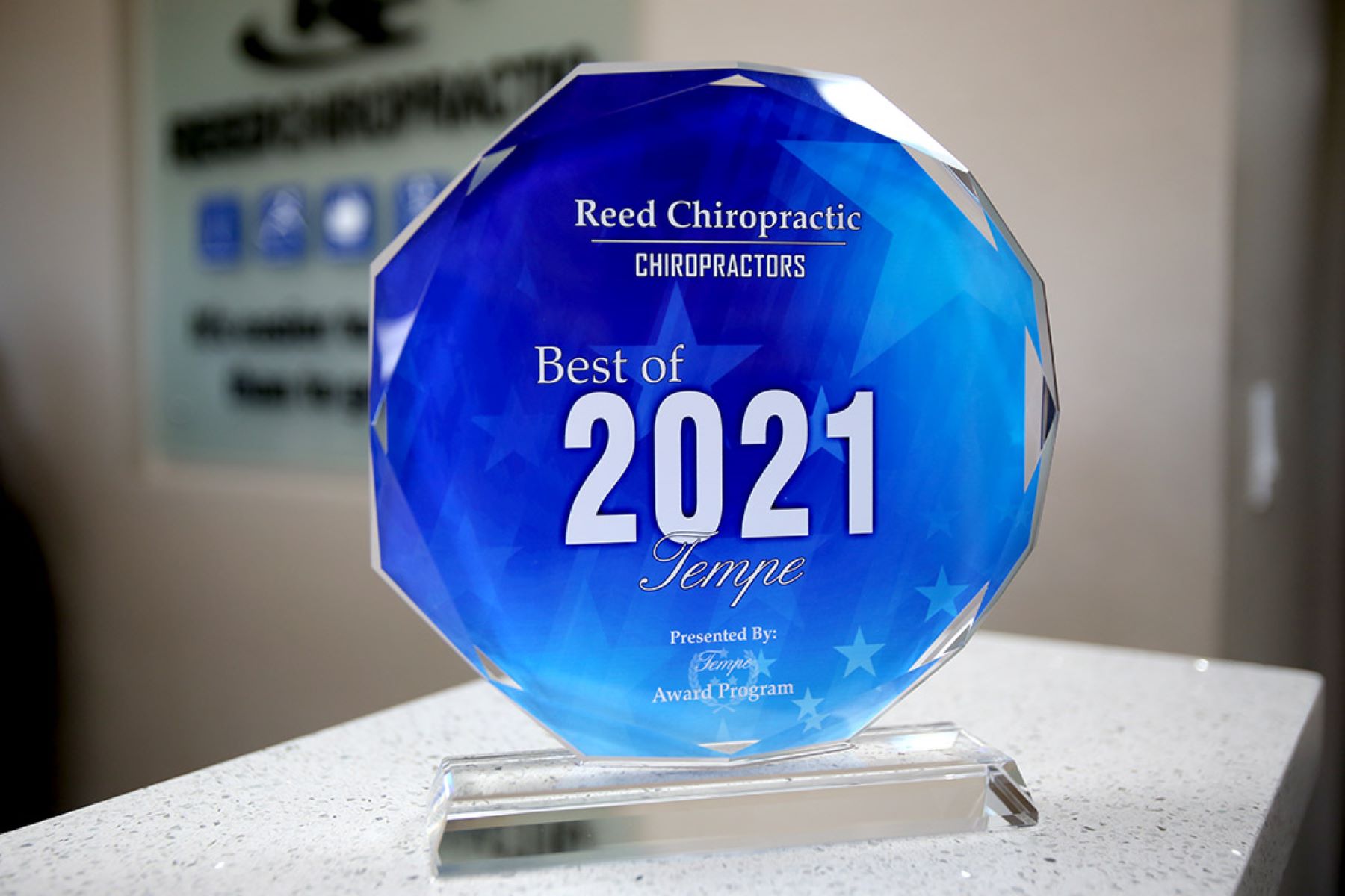 Tempe Best Chiropractor 2021 Award
